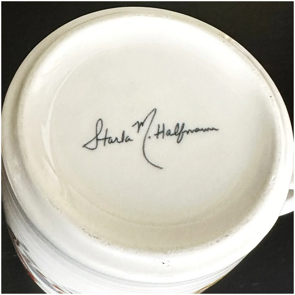 Anthro “Petal Palette Monogram Mug” - Picture 9 of 14